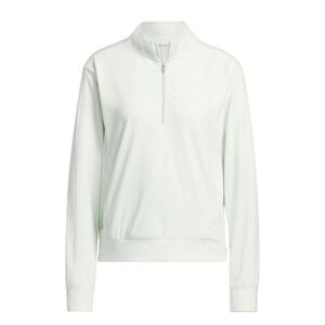 Adidas Womens 2XL Crystal Jade Half Zip Sweatshirt Golf Pullover Top ISE52